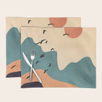 Minimal Abstract Art Landscape 19 Placemat Gallery Image 1