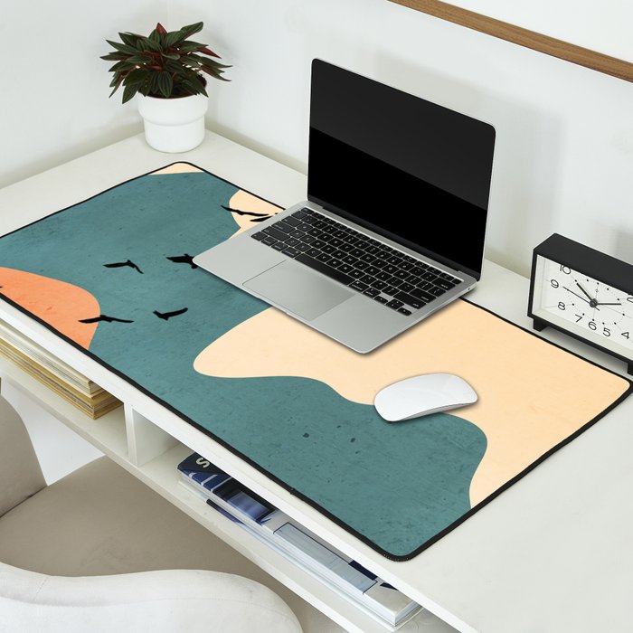 Minimal Abstract Art Landscape 19 Desk Mat Gallery Image 2
