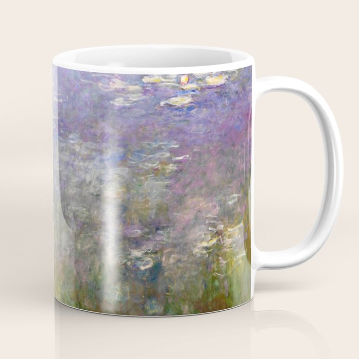 Water Lilies Painting by Claude Monet Coffee Mug Gallery Image 1