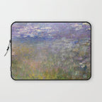 Water Lilies Painting by Claude Monet Laptop Sleeve Gallery Image 1