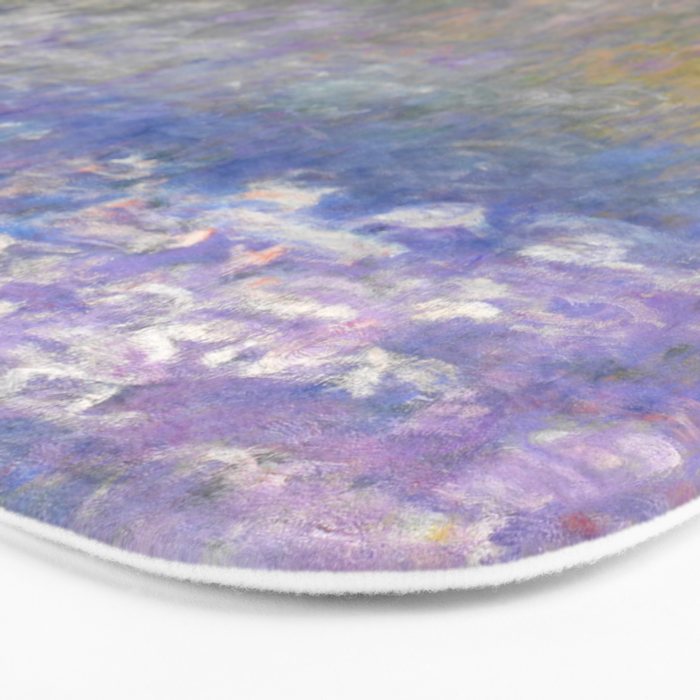 Water Lilies Painting by Claude Monet Bath Mat Gallery Image 3