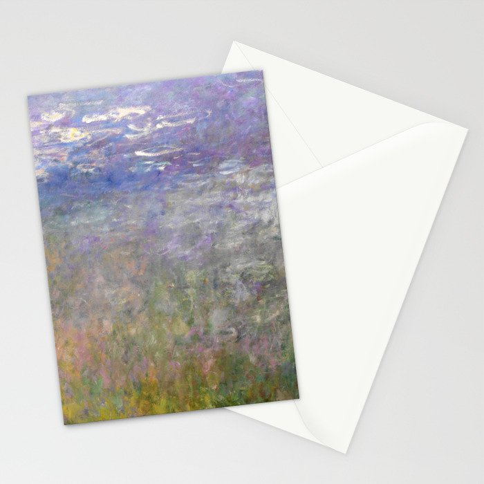 Water Lilies Painting by Claude Monet Stationery Card Gallery Image 2