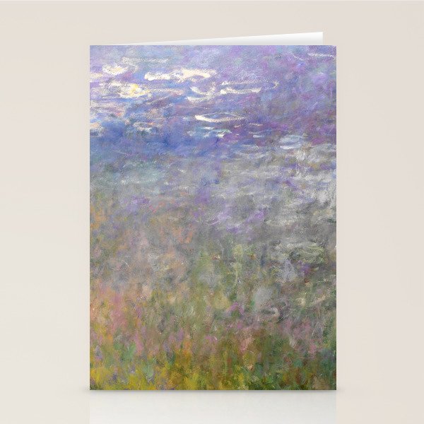 Water Lilies Painting by Claude Monet Stationery Card Gallery Image 1
