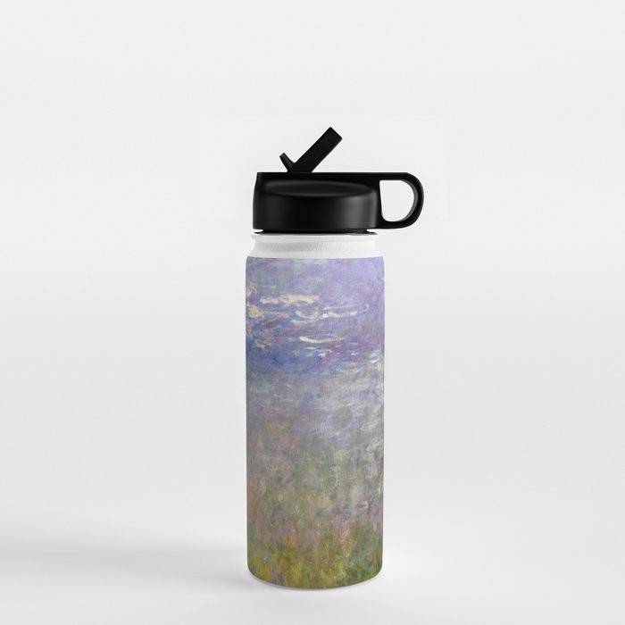 Water Lilies Painting by Claude Monet Water Bottle Gallery Image 1