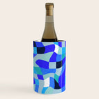 abstract ocean blue 4 Wine Chiller Gallery Image 1