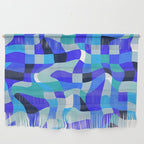 abstract ocean blue 4 Wall Hanging Gallery Image 1