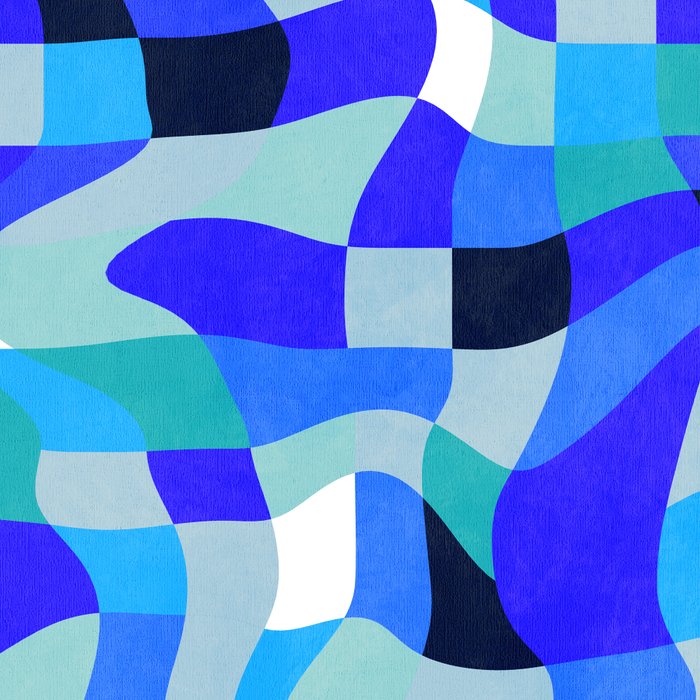 abstract ocean blue 4 Coffee Mug Gallery Image 2