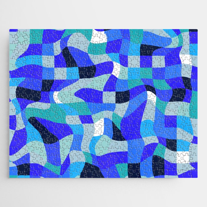 abstract ocean blue 4 Jigsaw Puzzle Gallery Image 1