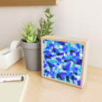 abstract ocean blue 4 Mini Art Print Gallery Image 2