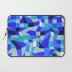 abstract ocean blue 4 Laptop Sleeve Gallery Image 1