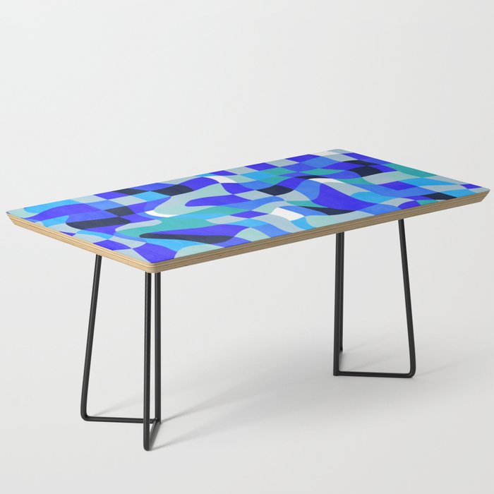abstract ocean blue 4 Coffee Table Gallery Image 1
