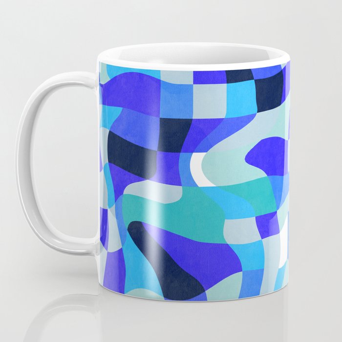 abstract ocean blue 4 Coffee Mug Gallery Image 3