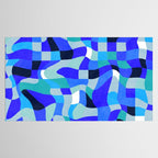 abstract ocean blue 4 Tablecloth Gallery Image 2