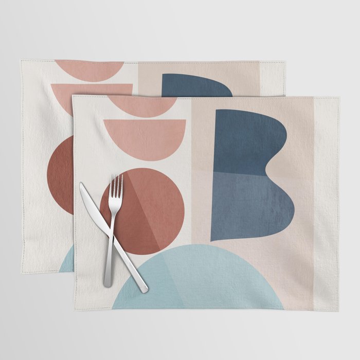 Minimal Abstract Shapes 26 Placemat Gallery Image 1