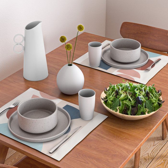 Minimal Abstract Shapes 26 Placemat Gallery Image 2