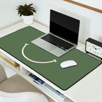 Smile Muted Green Desk Mat Gallery Image 2
