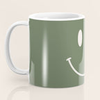Smile Muted Green Coffee Mug Gallery Image 3