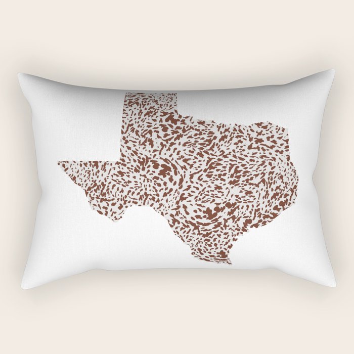 Texas Appaloosa Hide Rectangular Pillow Gallery Image 1