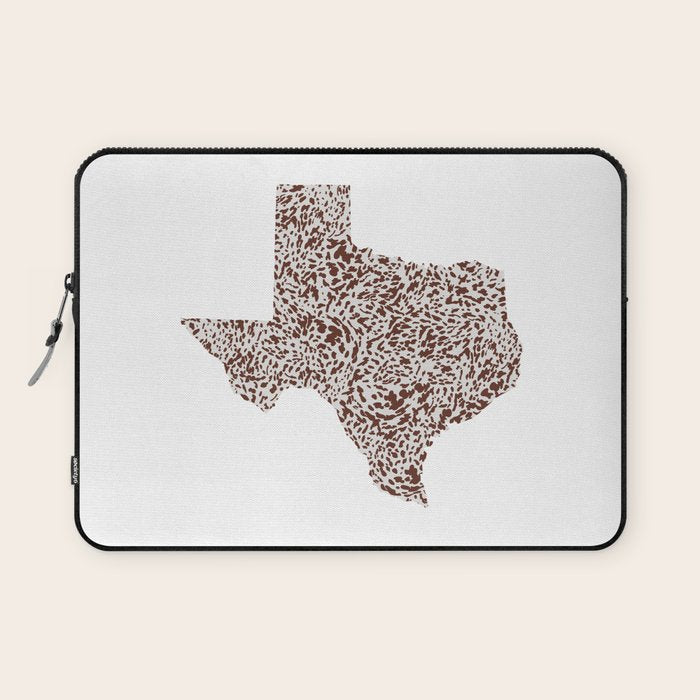 Texas Appaloosa Hide Laptop Sleeve Gallery Image 1