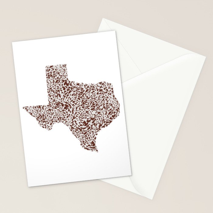 Texas Appaloosa Hide Stationery Card Gallery Image 2