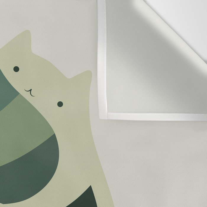 Monstera Cat Hug Wall Tapestry Gallery Image 3