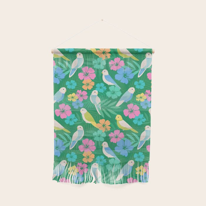 Parakeet Paradise Wall Hanging Gallery Image 1