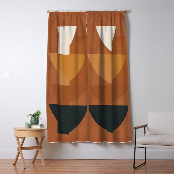 Abstract Style 04 Window Curtain Gallery Image 1
