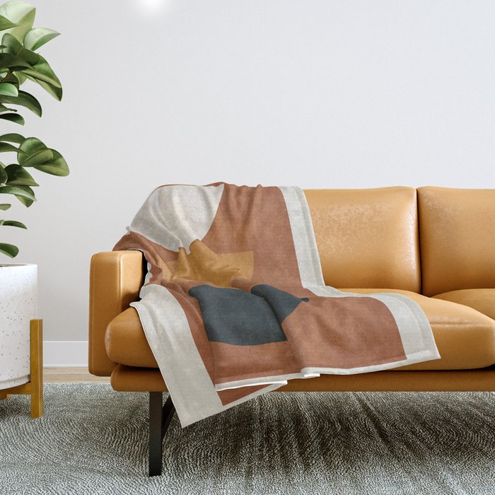 Abstract Style 04 Throw Blanket Gallery Image 1