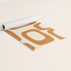 Mid Century Modern Shapes 1970s Orange #society6 #buyart  Yoga Mat Gallery Image 2