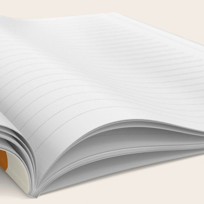 Mid Century Modern Shapes 1970s Orange #society6 #buyart  Notebook Gallery Image 2