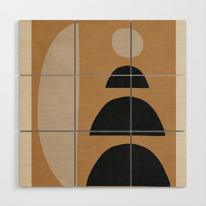 Abstract Balance 11 Wood Wall Art Gallery Image 1