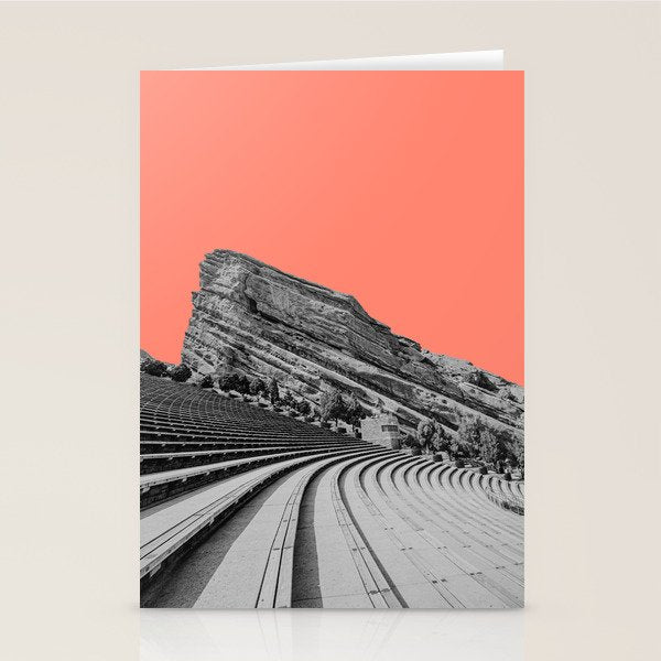 Red Rocks Stationery Card Gallery Image 2