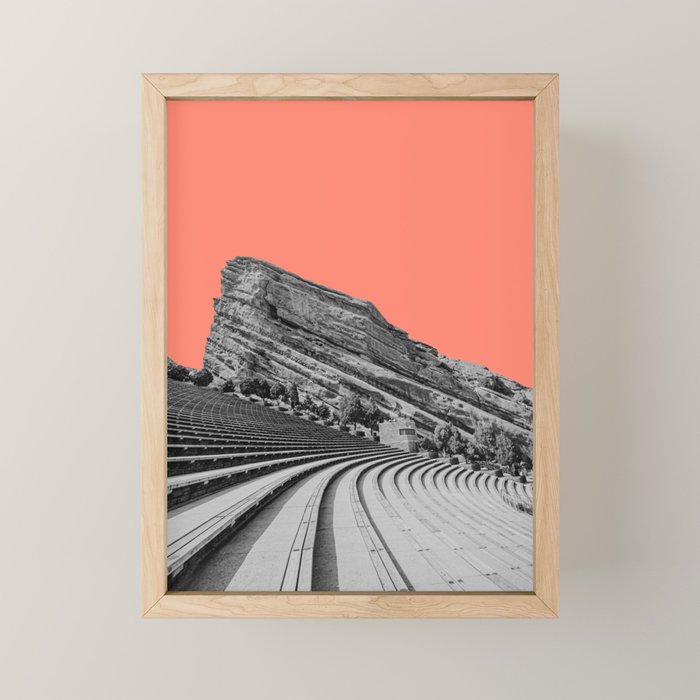 Red Rocks Mini Art Print Gallery Image 1