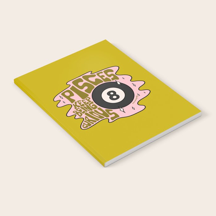 Pisces Magic 8 Ball Notebook Gallery Image 2