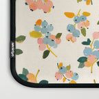 Blueberries Pattern - Pastel Watercolor Berries on Cream Background Laptop Sleeve Gallery Image 3