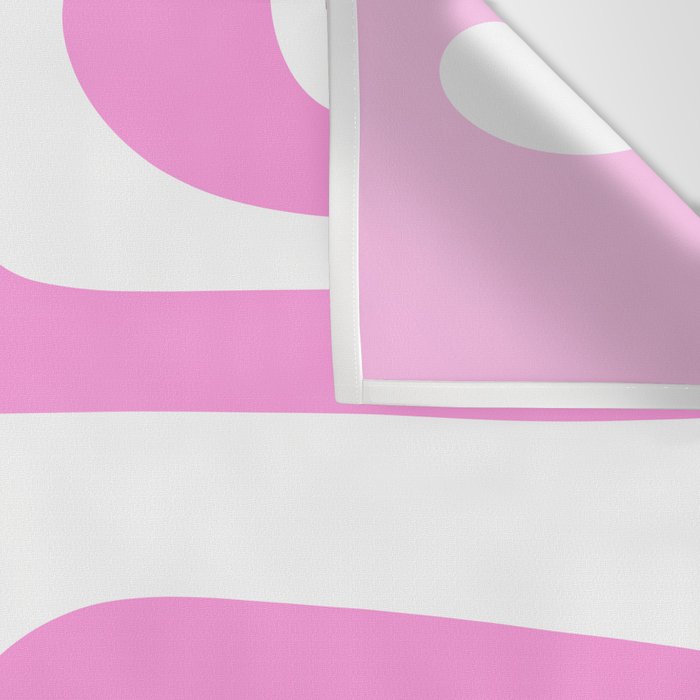 Pink Mid Century Modern Piquet Minimal Abstract Wall Tapestry Gallery Image 3