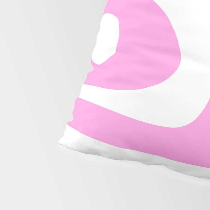 Pink Mid Century Modern Piquet Minimal Abstract Pillow Sham Gallery Image 4