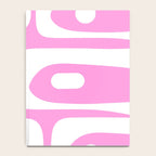 Pink Mid Century Modern Piquet Minimal Abstract Notebook Gallery Image 4