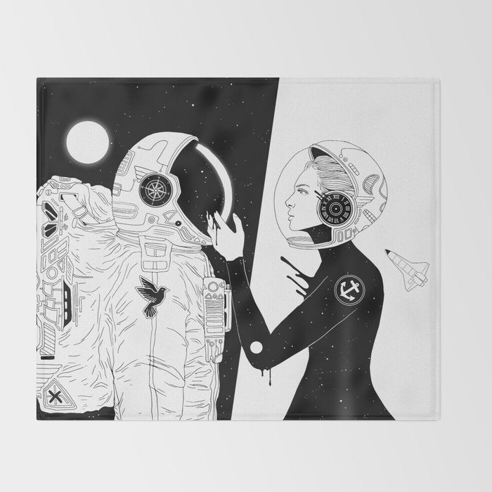 I Found a Space for Us Throw Blanket Gallery Image 2