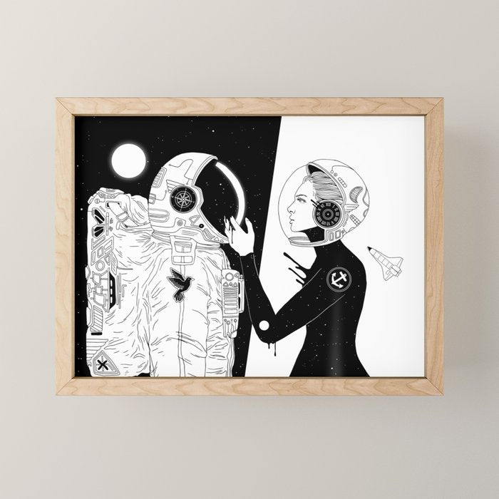 I Found a Space for Us Mini Art Print Gallery Image 1