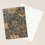 William Morris Honeysuckle Floral Stationery Card Gallery Image 2