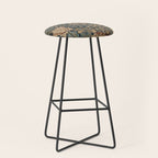 William Morris Honeysuckle Floral Stool Gallery Image 1