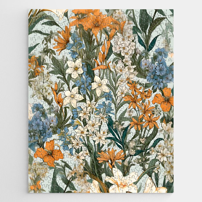 Countryside Bloom Floral Cottage Allure Jigsaw Puzzle Gallery Image 1
