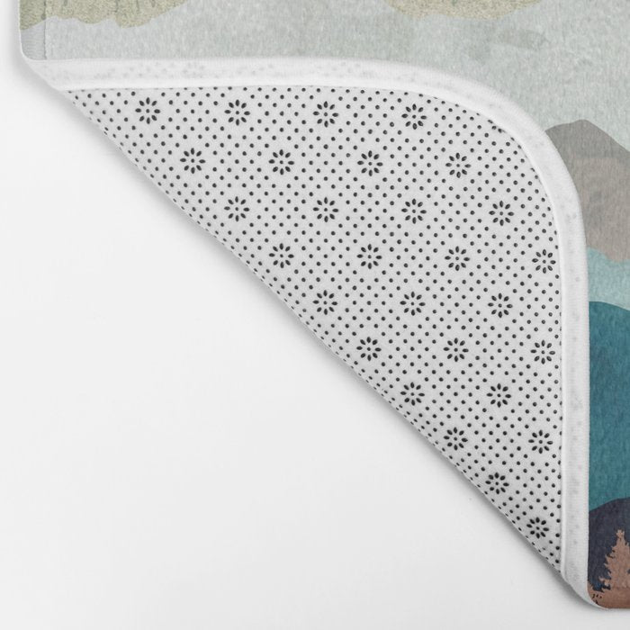 Fall Forest Night Bath Mat Gallery Image 2