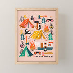 Camping Kit - Blush Palette Mini Art Print Gallery Image 1