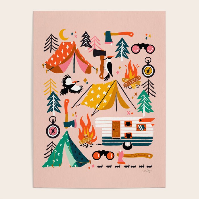 Camping Kit - Blush Palette Poster Gallery Image 4