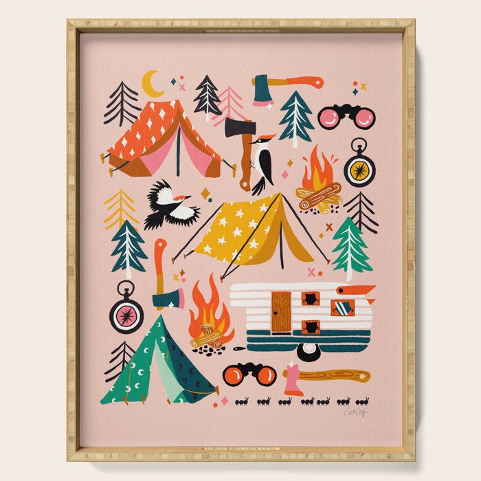 Camping Kit - Blush Palette Serving Tray Gallery Image 1