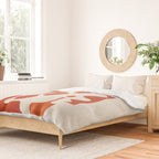 Mid Century Lava Duvet Cover Gallery Image 2