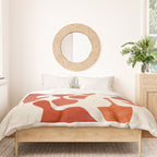 Mid Century Lava Duvet Cover Gallery Image 3