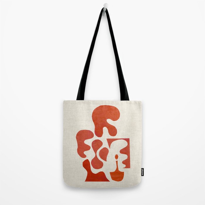 Mid Century Lava Tote Bag Gallery Image 2
